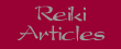 Reiki Articles